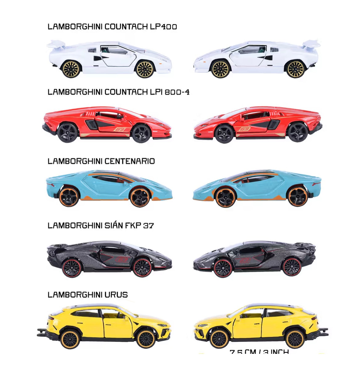 MAJORETTE - LAMBORGHINI - EXCLUSIVE COLLECTION