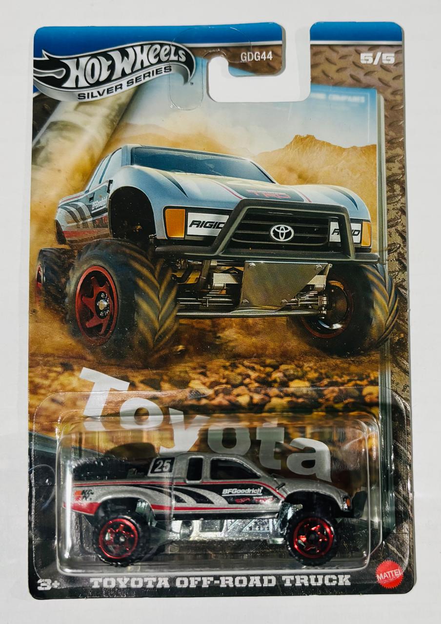 HOT WHEELS SILVER SERIES - TOYOTA OFF-ROAD TRUCK - IMPORTED EXCLUSIVE COLLECTION 2025