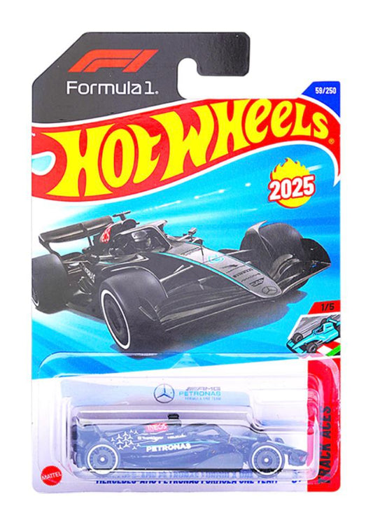 HOT WHEELS - MERCEDES-AMG PETRONAS FORMULA ONE TEAM - IMPORTED EXCLUSIVE COLLECTION 2025