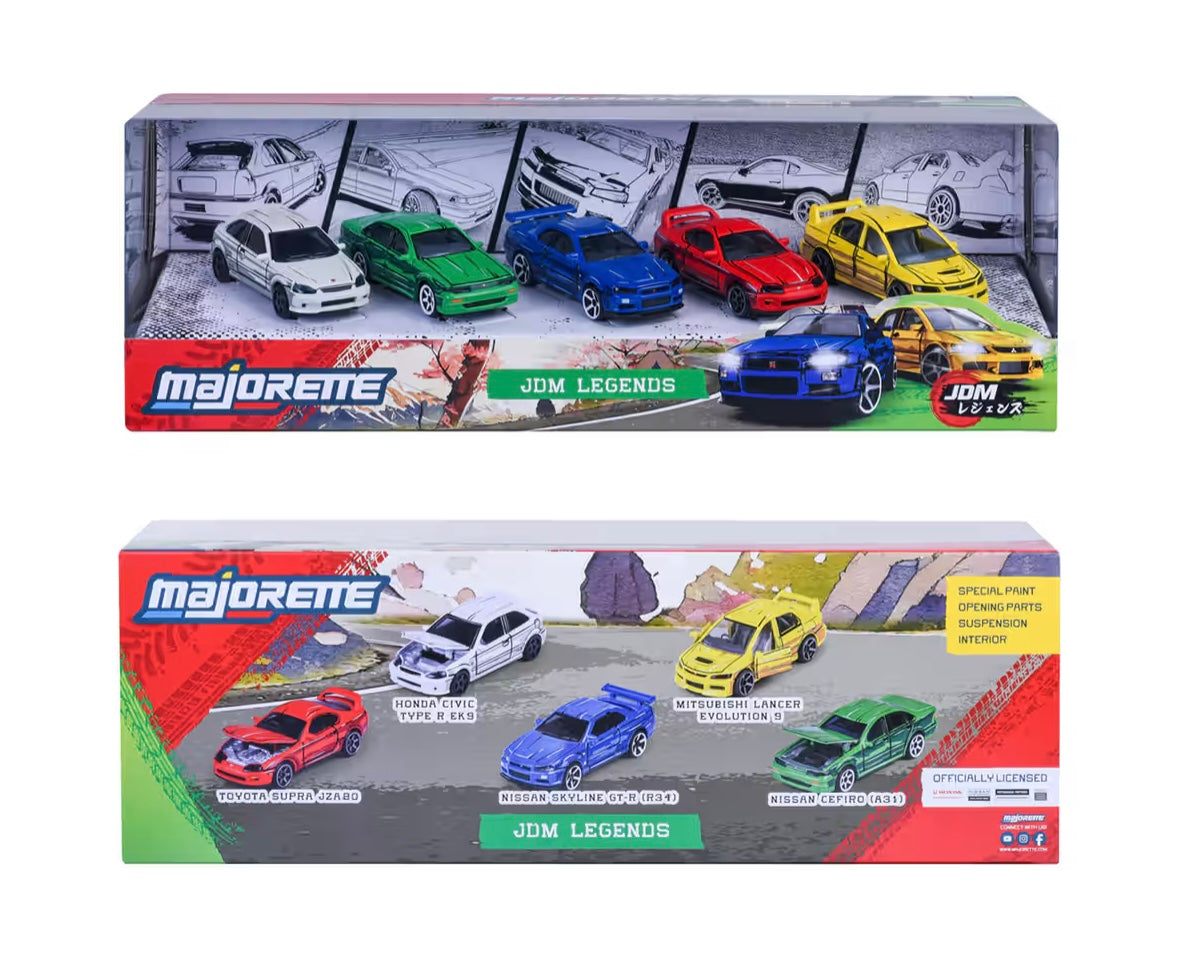 MAJORETTE - JDM LEGENDS - EXCLUSIVE COLLECTION