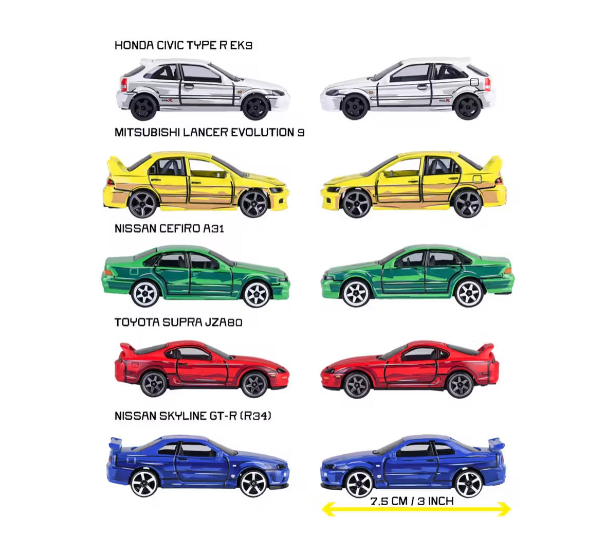 MAJORETTE - JDM LEGENDS - EXCLUSIVE COLLECTION