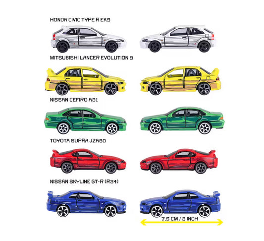 MAJORETTE - JDM LEGENDS - EXCLUSIVE COLLECTION