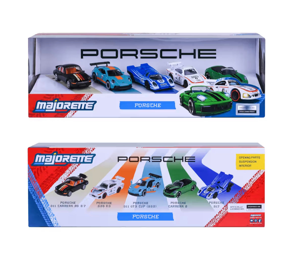 MAJORETTE - PORSCHE - EXCLUSIVE COLLECTION